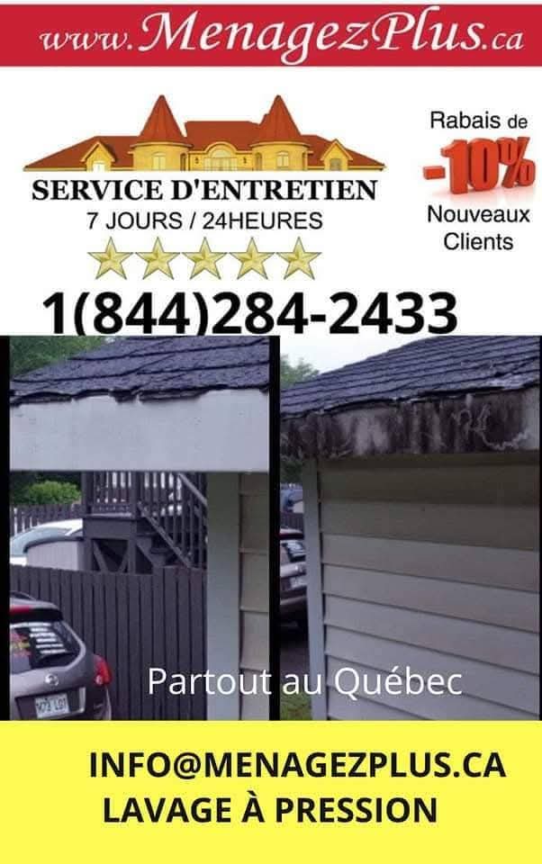 Lavage &agrave; pression ext&eacute;rieur